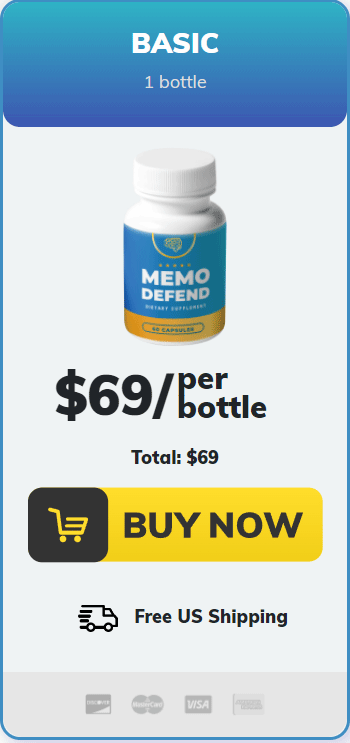 MemoDefend 30 days supply 